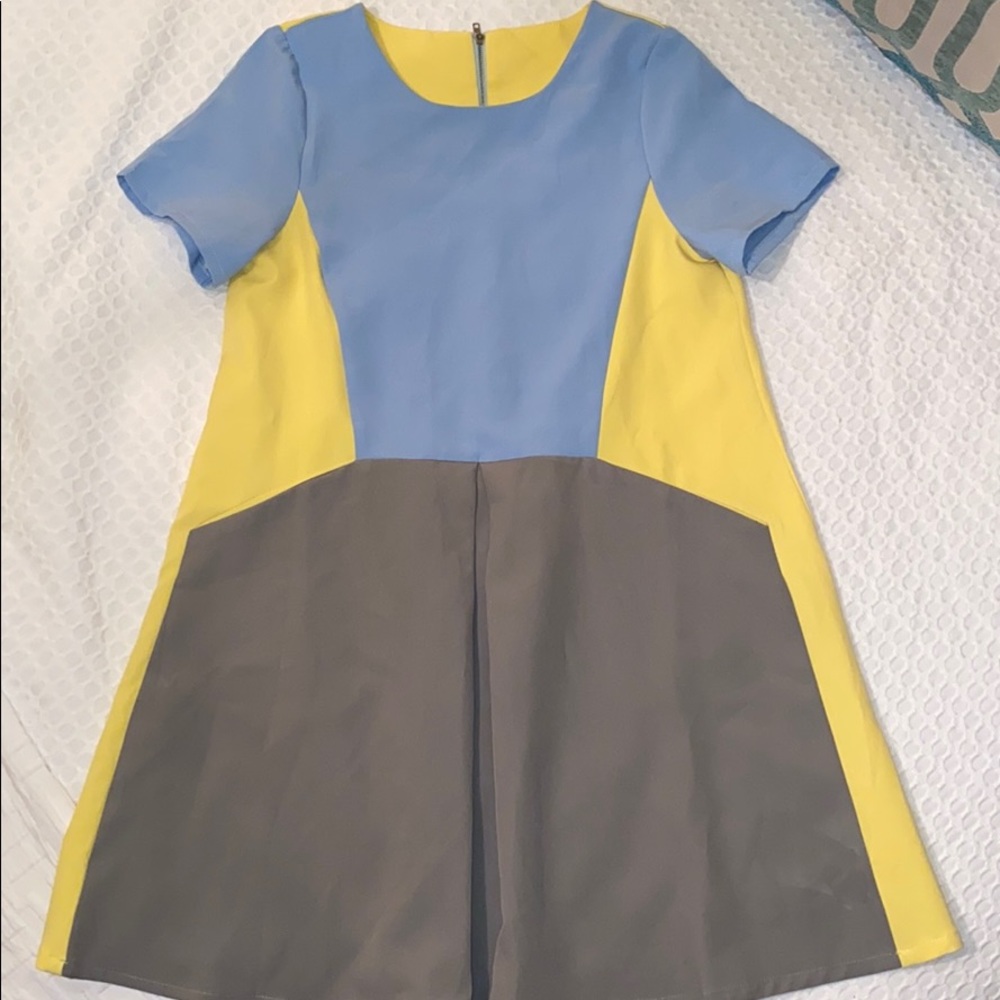SHEIN color block dress
